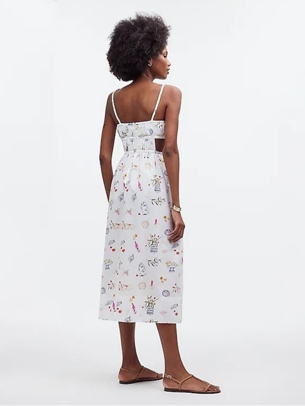 Madewell x Lisa Says Gah! Cutout Midi Dress - Picture 4 of 7